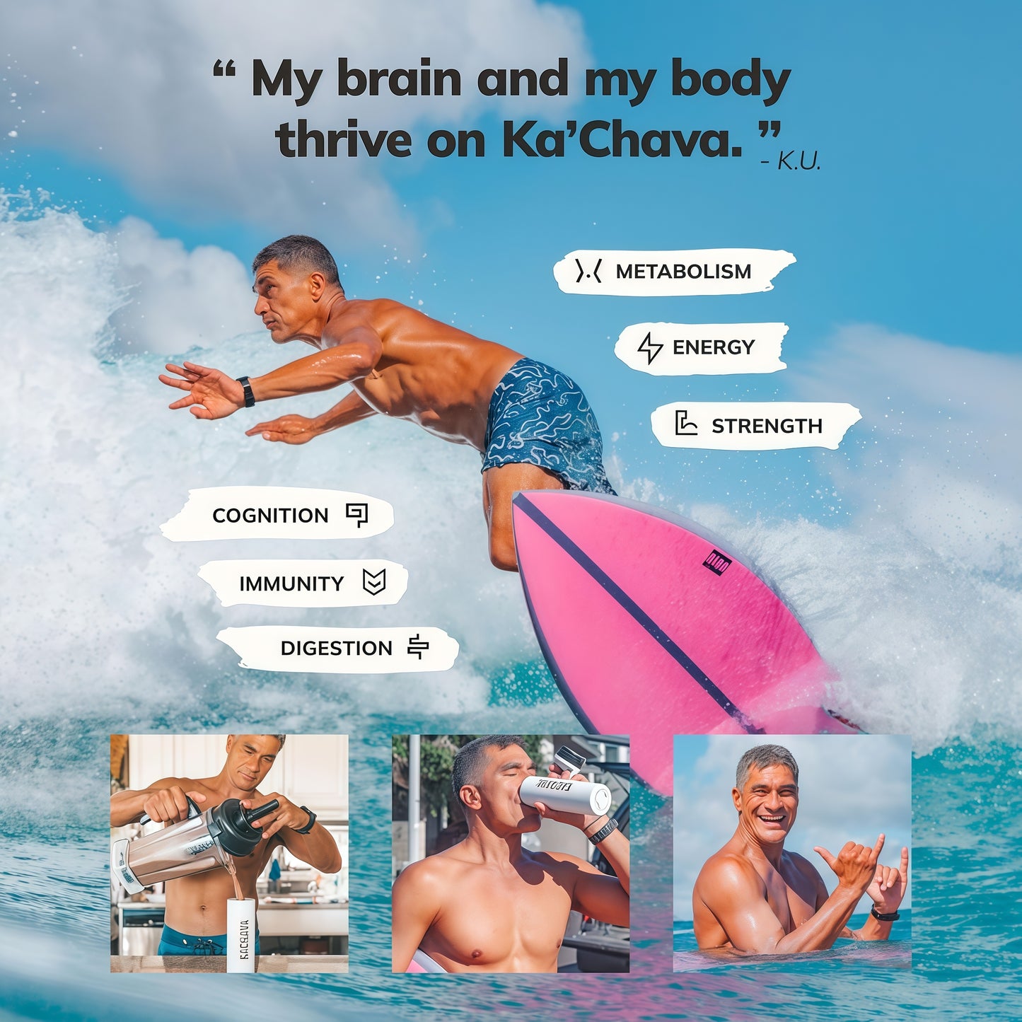 Ka’Chava All-In-One Nutrition Shake Blend Strawberry